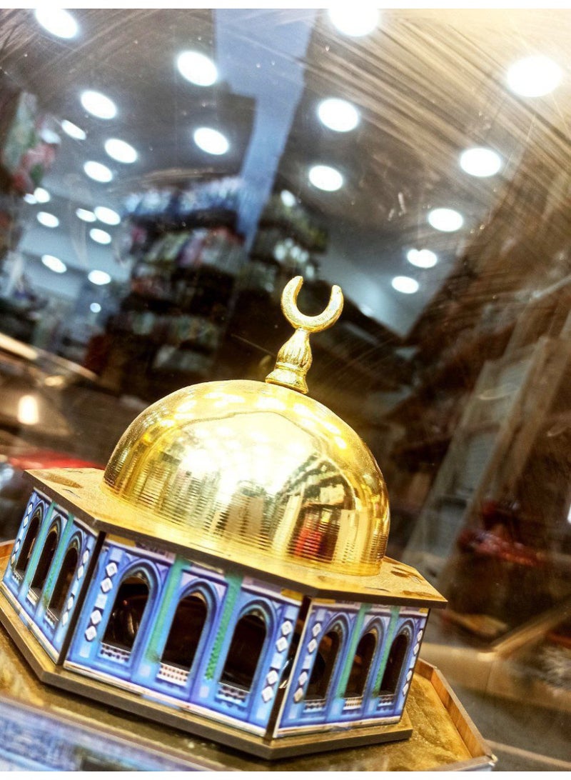 NAMA The luxurious Dome of the Rock incense burner adds a unique touch of elegance to your decor and creates a distinctive atmosphere in every corner. - Image 5